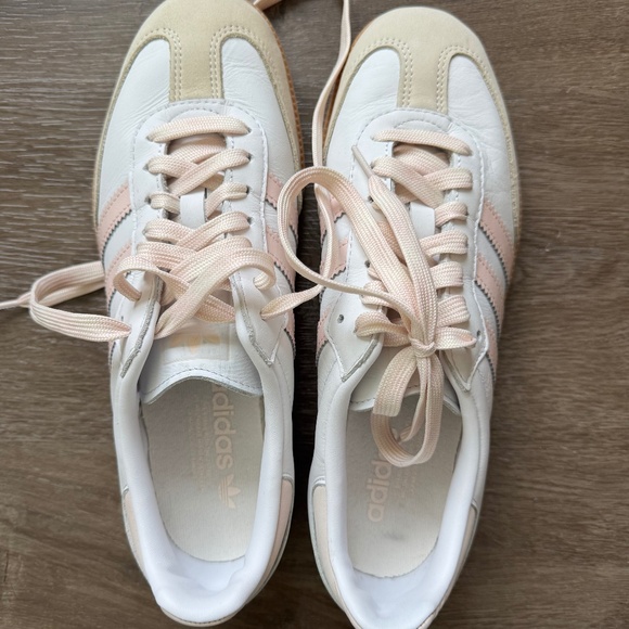 adidas Originals Shoes - Samba OG - Cloud White, Wonder Quartz, Gum